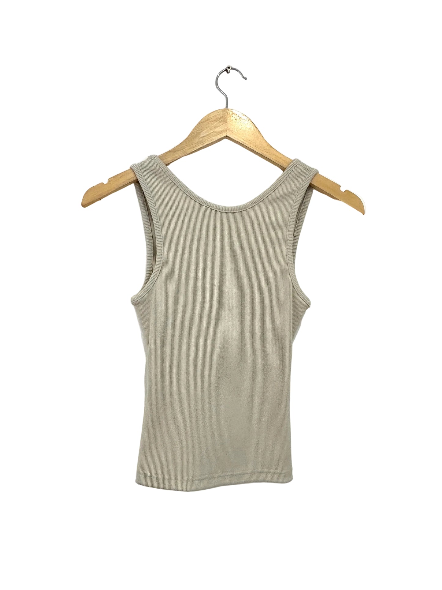 Christopher Esber Ribbed Cut-out Twist Front Tank UK 8