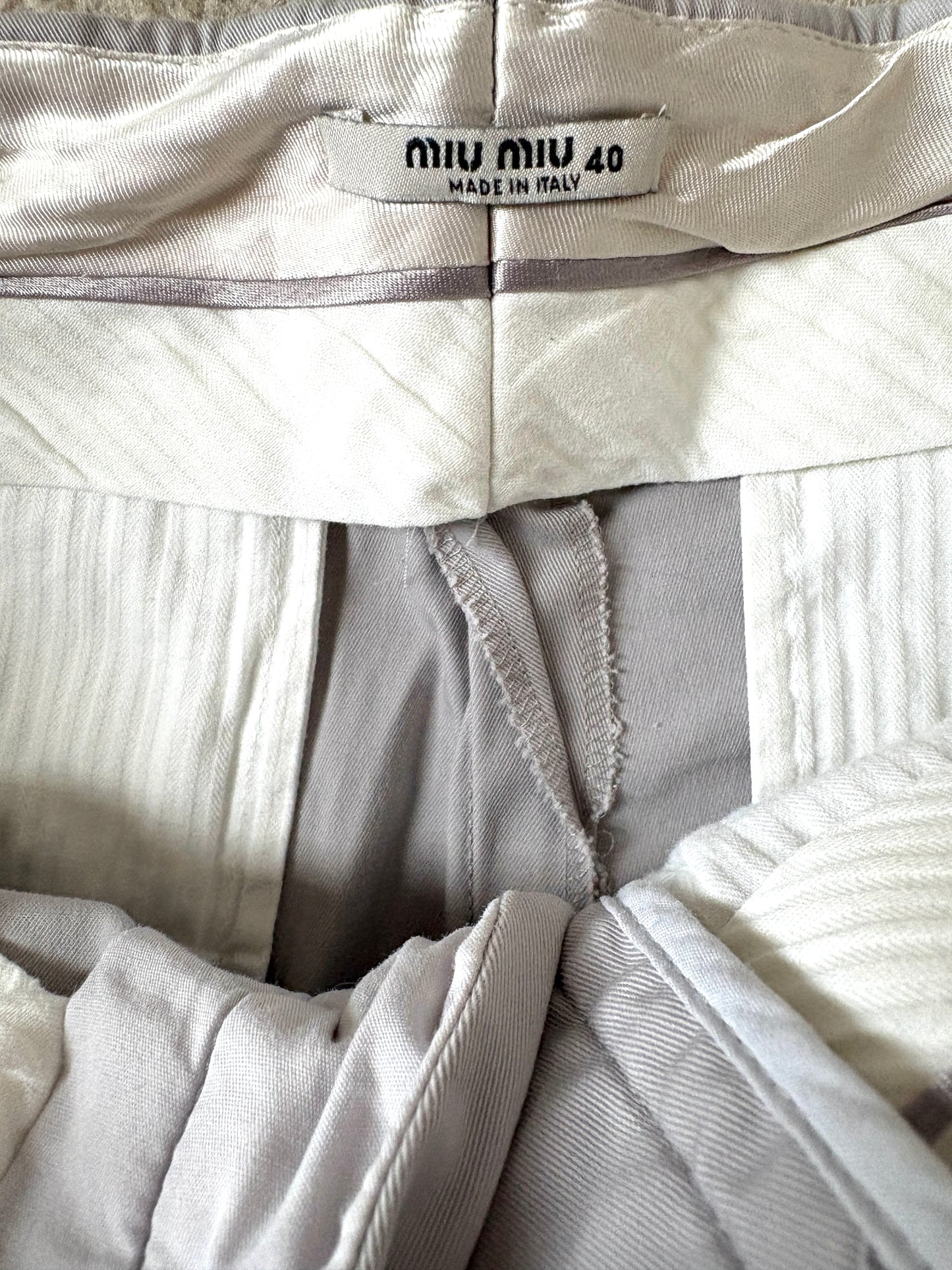 Miu Miu Cotton Shorts UK 8