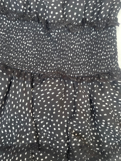 Elliatt Black Polka Dot Dress S image 2