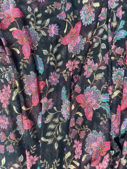 Misa Floral Mesh Skirt S image 2