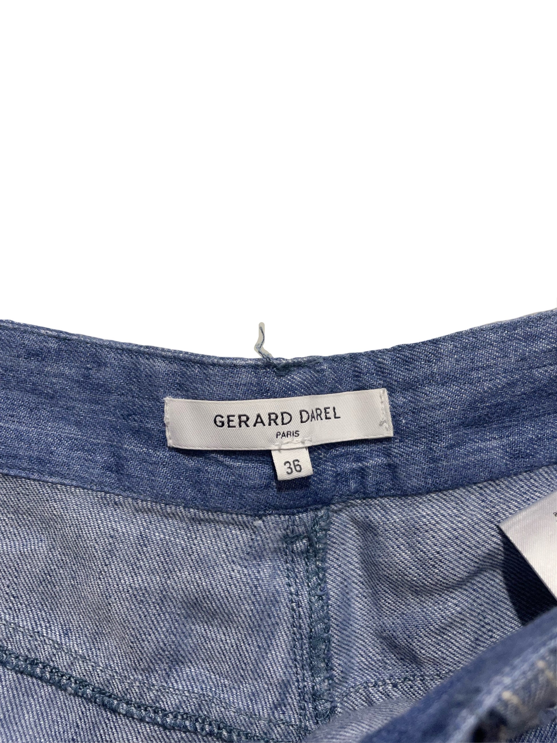 Gerard Darel Wide Leg Linen Trousers  UK 8 image 2
