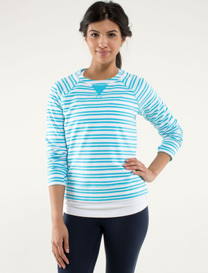Lululemon Blue Striped Jumper S