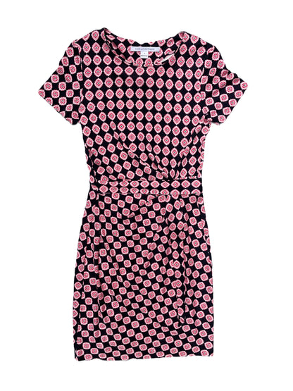 Diane Von Furstenberg Silk Print Dress UK 8 image 0
