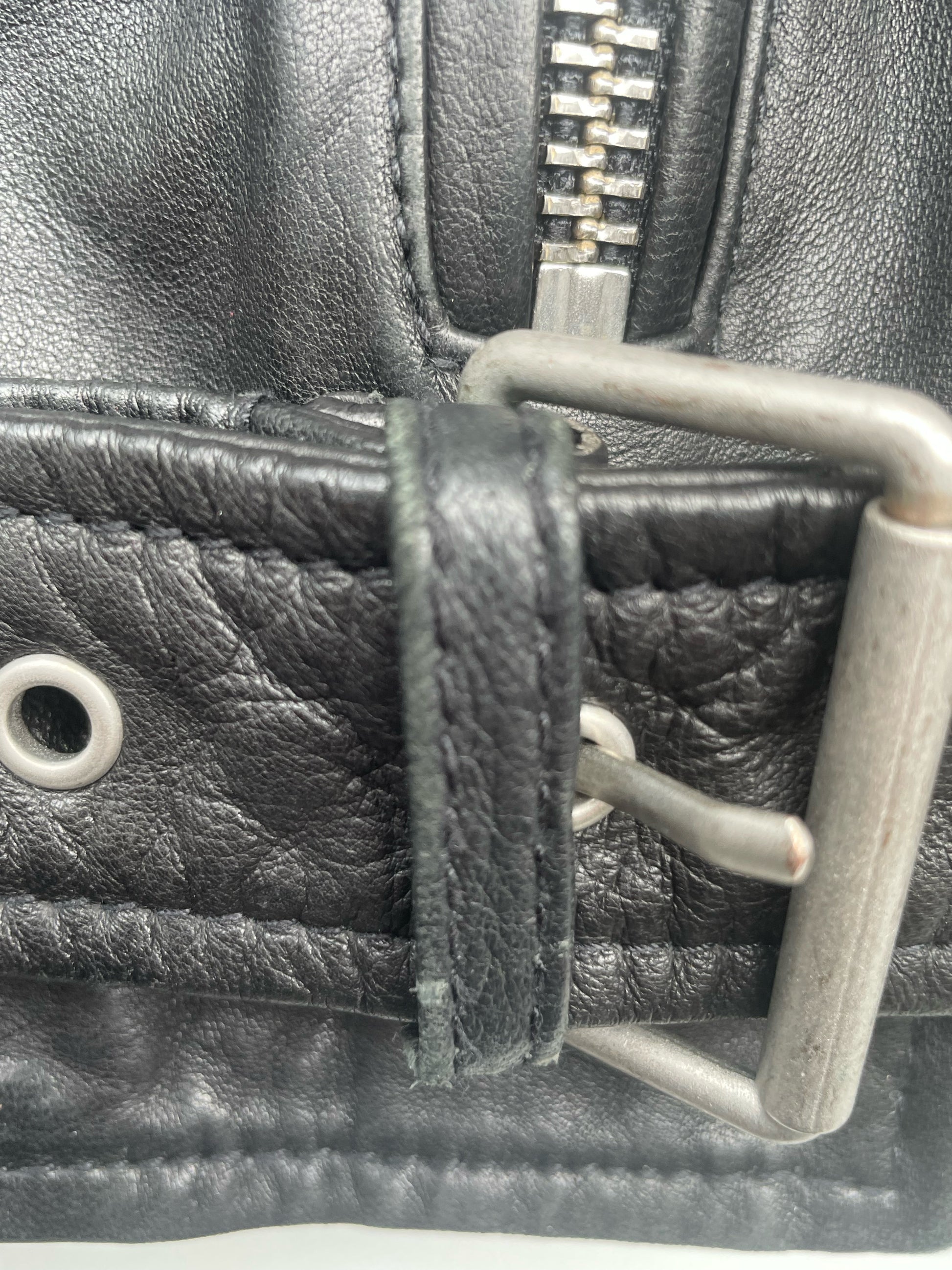 All Saints Balfern Leather Jacket UK 8 image 4