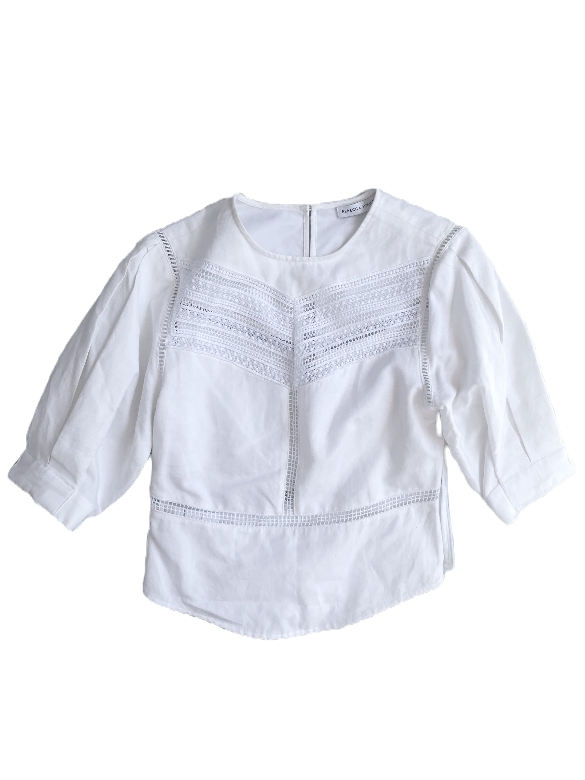 Rebecca Minkoff White Blouse  XS image 0