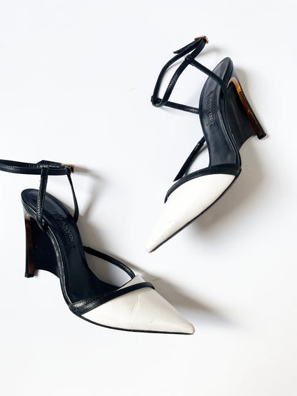 Lanvin White Pointed Heels UK 5.5 image 1