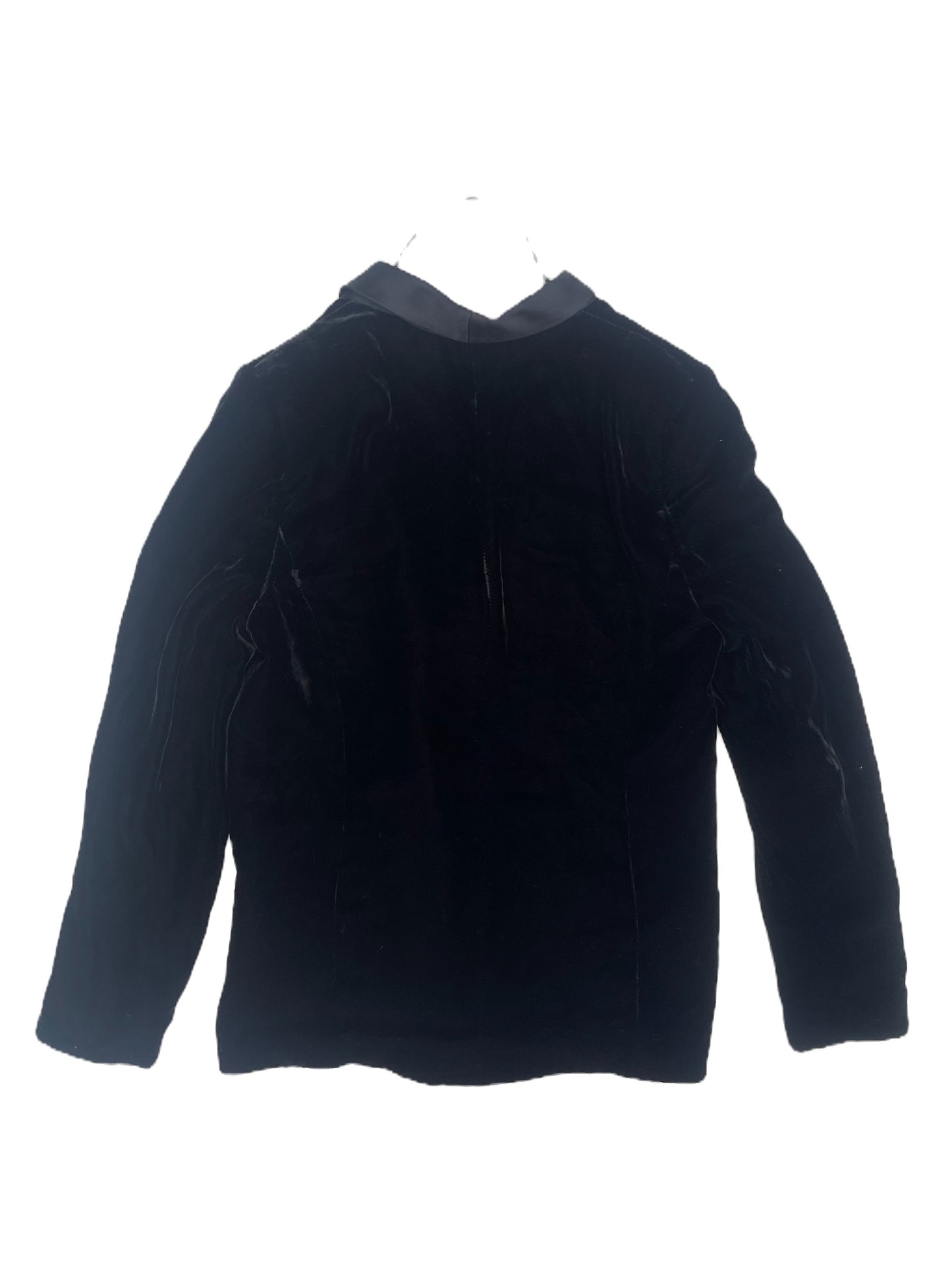Zara Black Velvet Blazer S image 1