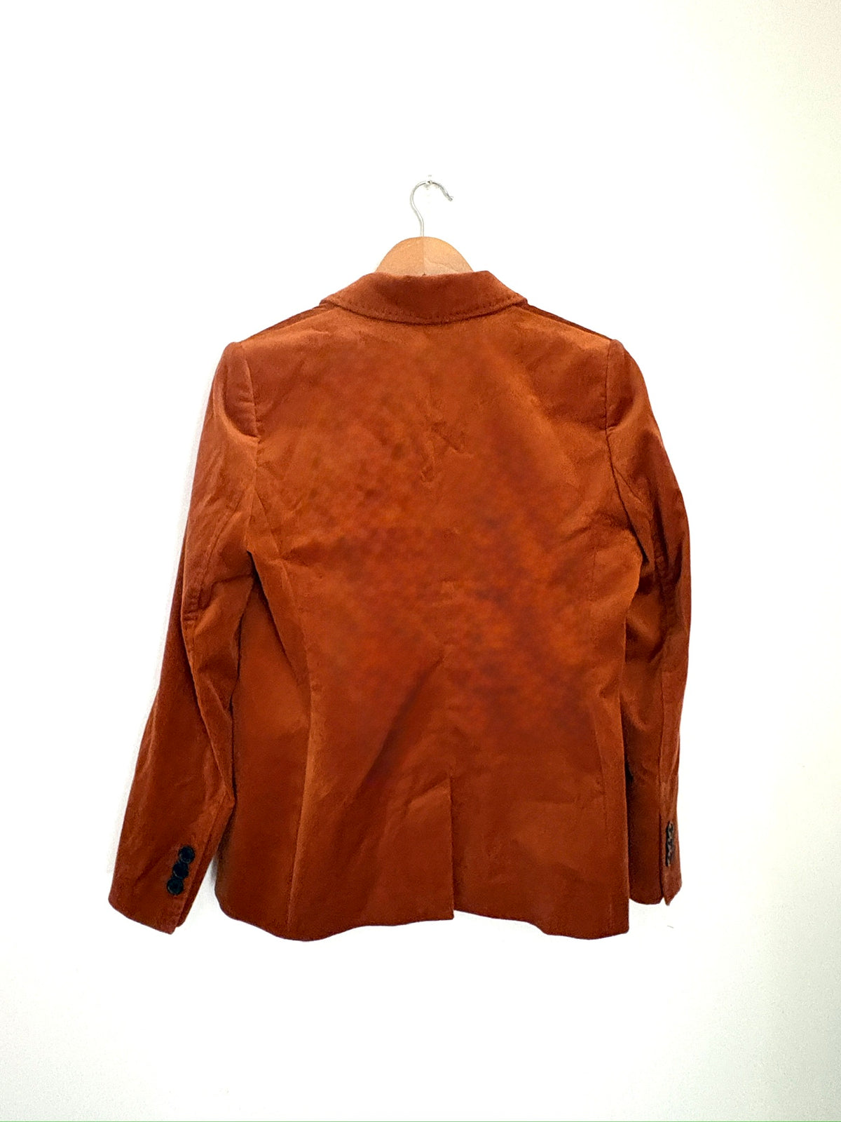 Me+Em Burnt Orange Velvet Blazer UK 14