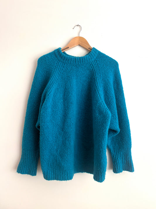 Sandro Blue Mohair Jumper L