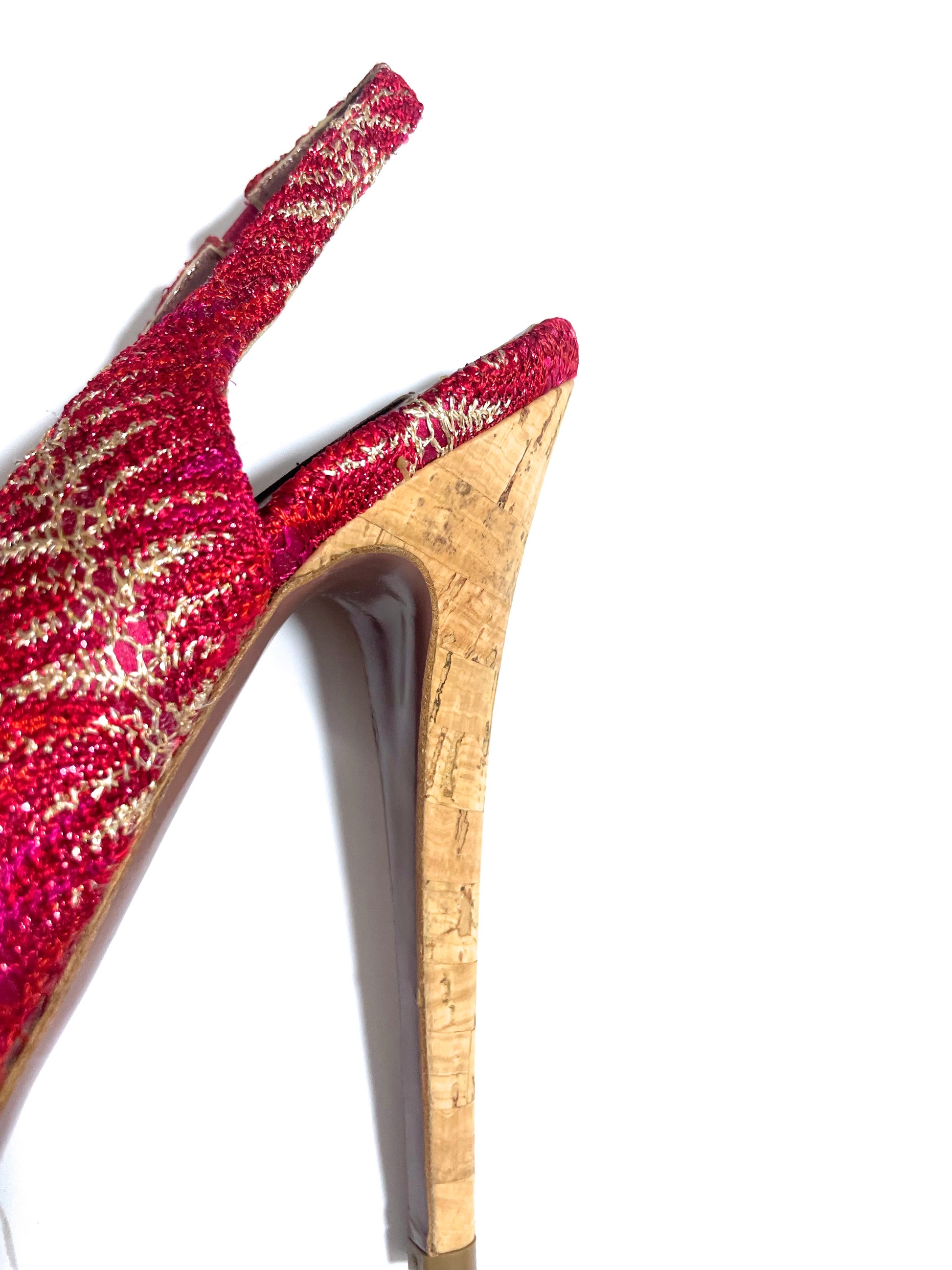 Missoni Red Sandals UK 5 image 2