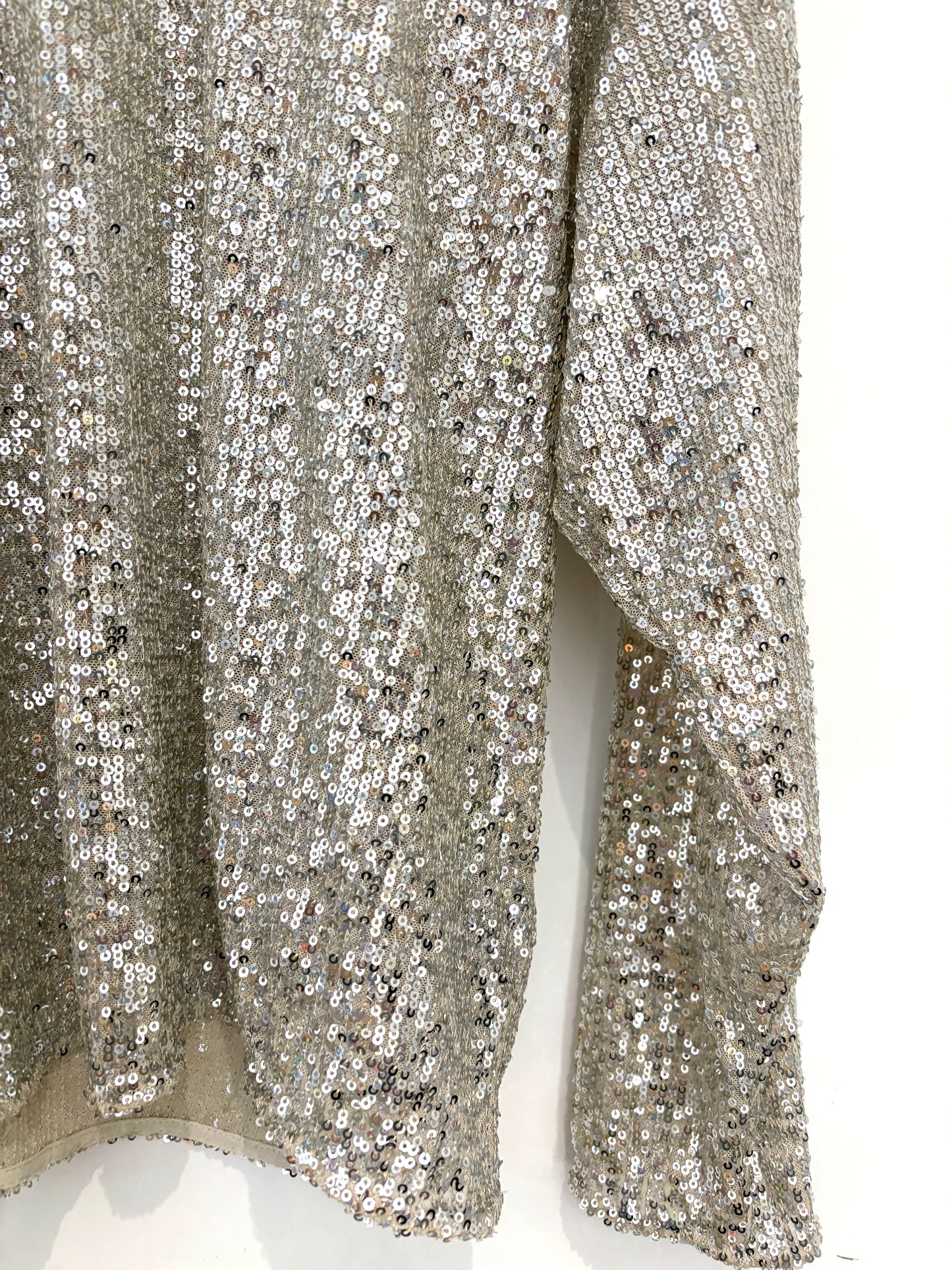 H&M Sequined Turtleneck Top S/M