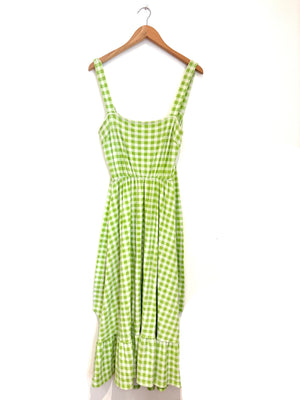 Shrimps x Warehouse Gingham Towel Dress UK 6