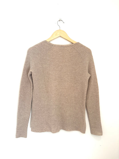 Vince Beige Wool & Cashmere Jumper XS