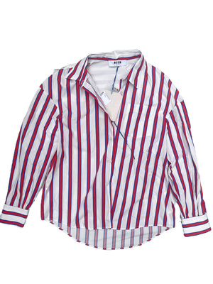 New with Tags MSGM Striped Shirt UK 8