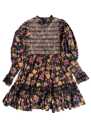 By Timo Smocked Floral Dress S
