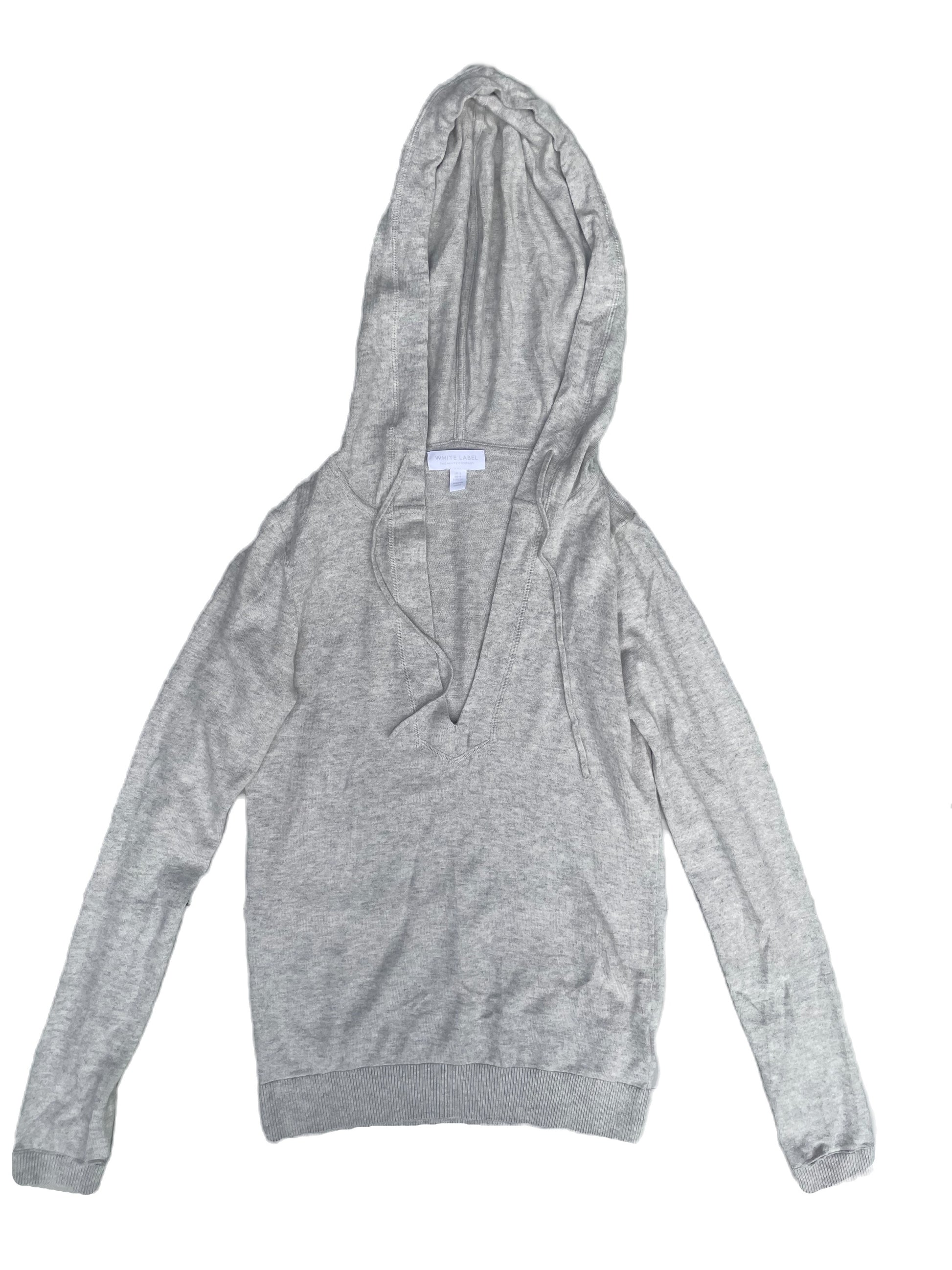 White Label White Company Grey Hoodie UK 8 image 0