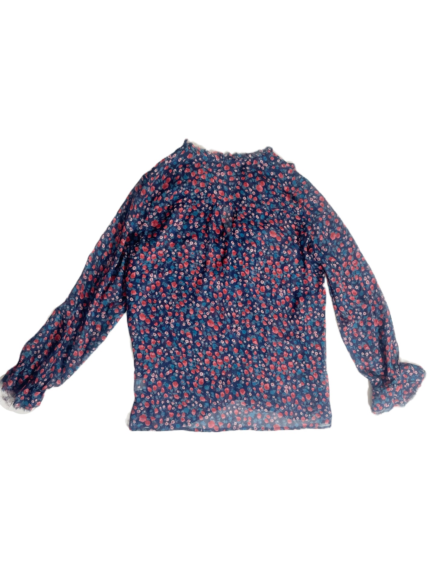 Paige Floral Silk Blouse XS image 2