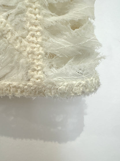 Massimo Dutti Fringed Blouse XS