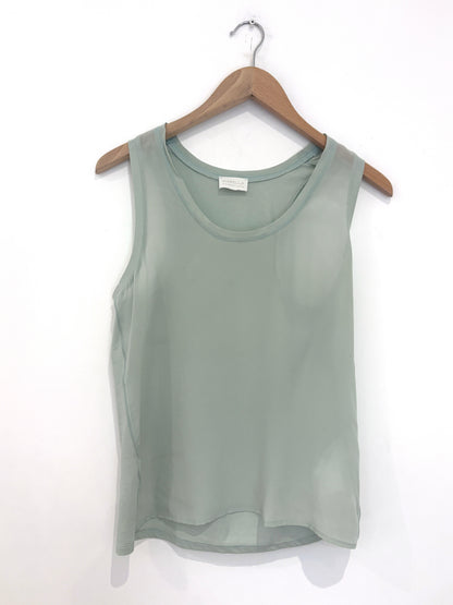 Marella Green Cotton Shirt & Camisole UK 8
