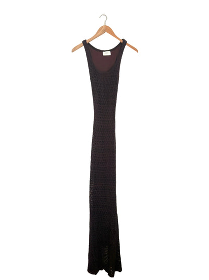 diish crochet brown dress