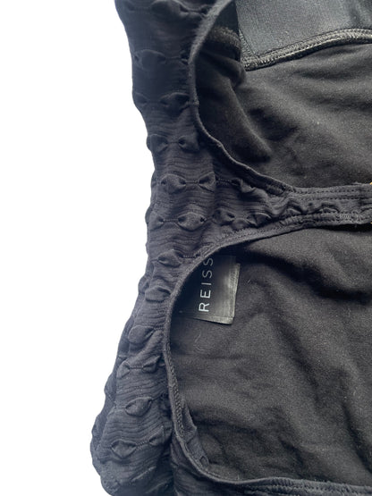 Reiss Textured Black Swimsuit XS image 2