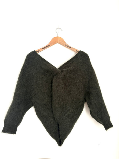 Ba&Sh Nothing To Hide Alpaca Twist Back Jumper S
