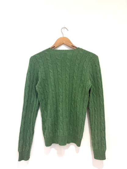 Polo by Ralph Lauren Green Cashmere Jumper S