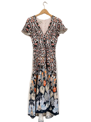 Temperley Printed Dress UK 8