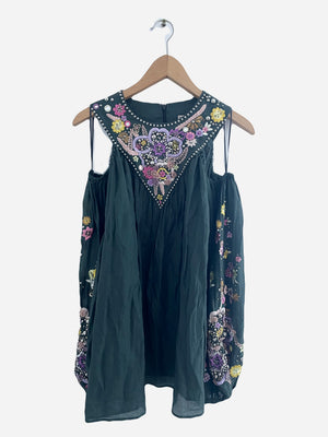 Emilio Pucci Cold-Shoulder Top UK 12