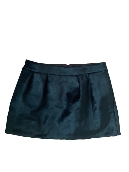 COS Blue Velvet Skirt UK 6 image 0