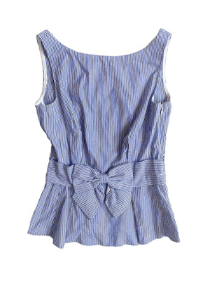 Kate Spade Striped Cotton Top UK 8