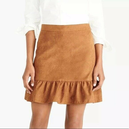 New With Tags J.Crew Tan Skirt UK 10 image 3