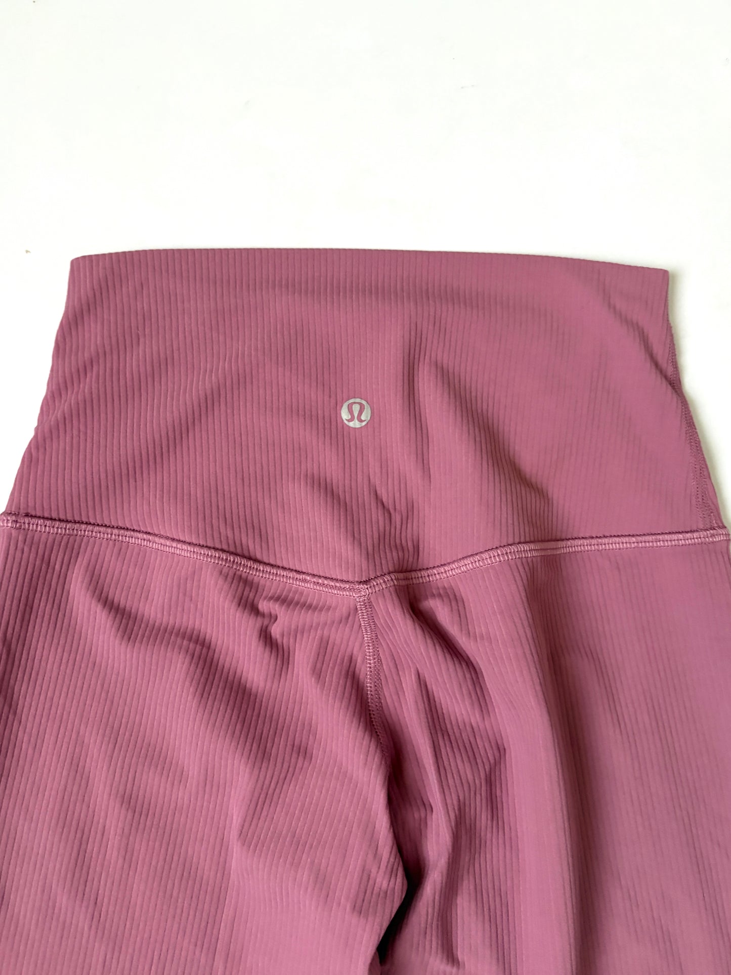 New With Tags Purple Lululemon Ribbed Pant 25" UK 8