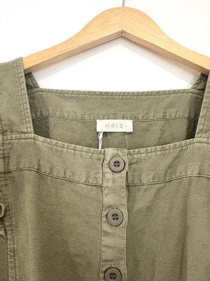 New With Tags By Iris Khaki Jumpsuit XS