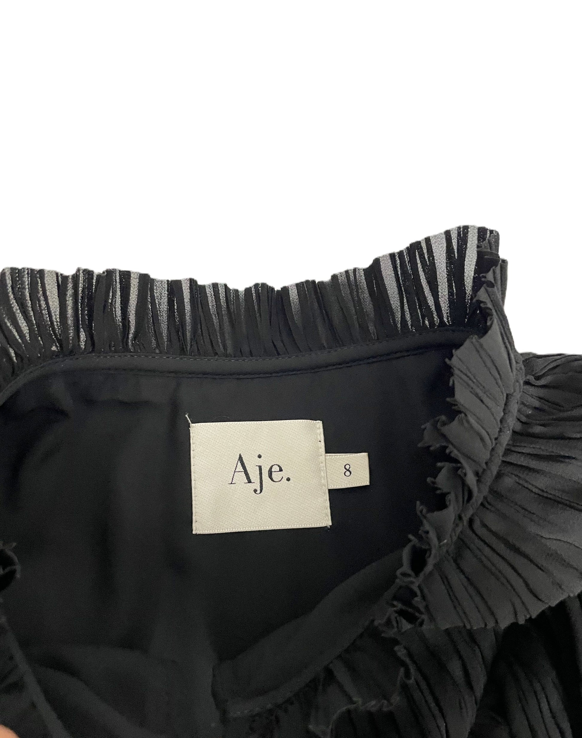 Aje Pleated Robyn Blouse UK 8 image 3