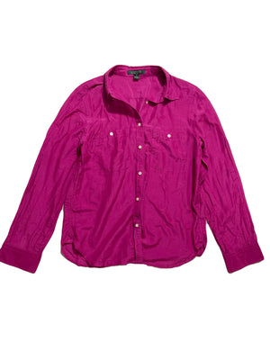 Polo by Ralph Lauren Silk Blend Shirt M