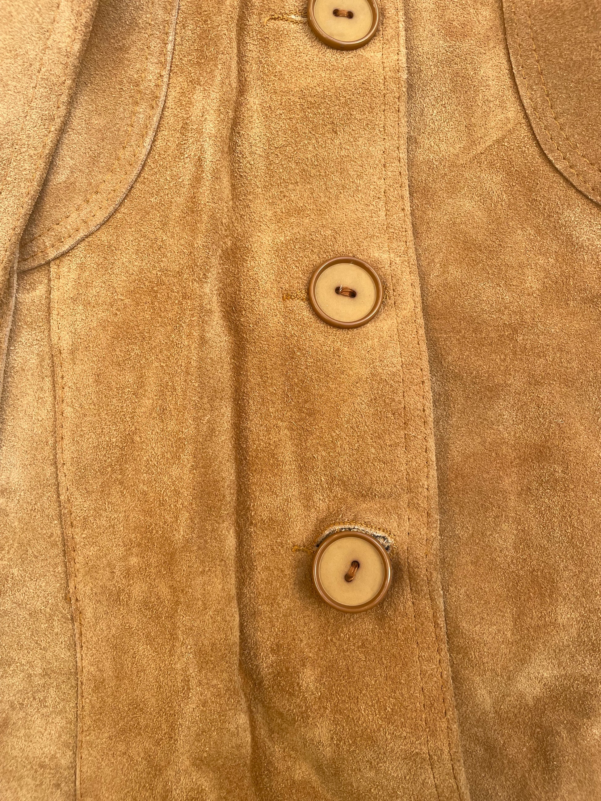 Vintage Suede Coat Dress XS/S image 6