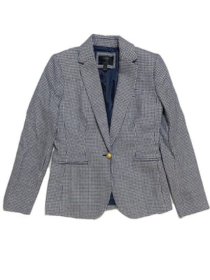 J Crew Houndstooth Blazer Jacket S