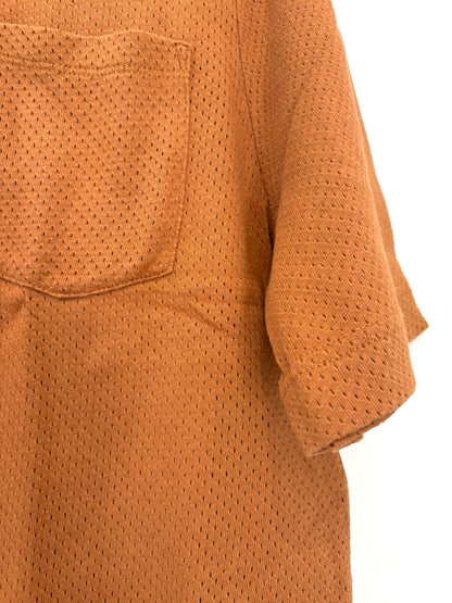 Varley Perforated Bexley Cropped T-Shirt in Cashew XS