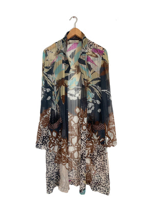 Etro Silk Printed Sheer Wrap UK 10