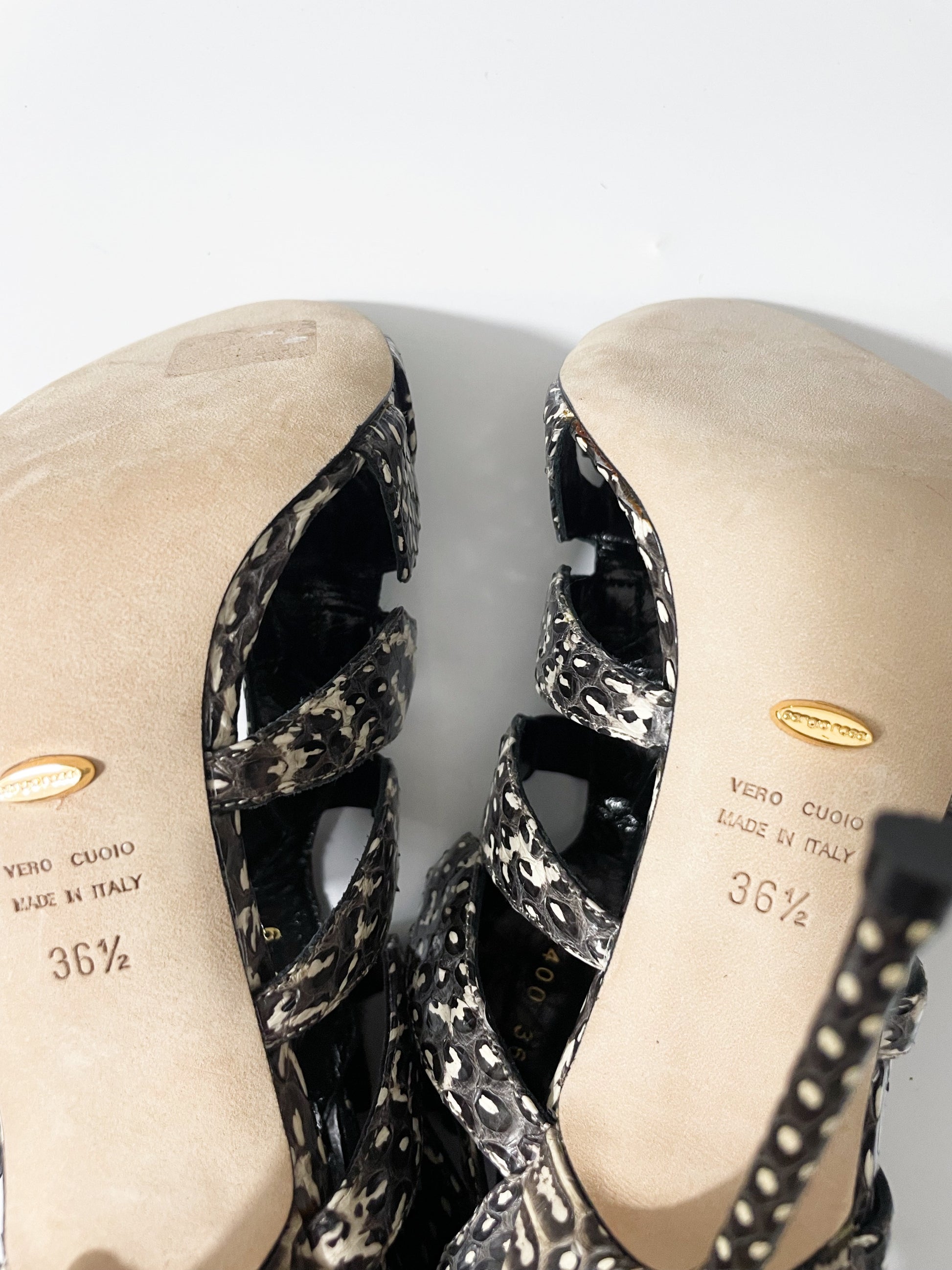 Sergio Rossi Print Sandals UK 3.5 image 4