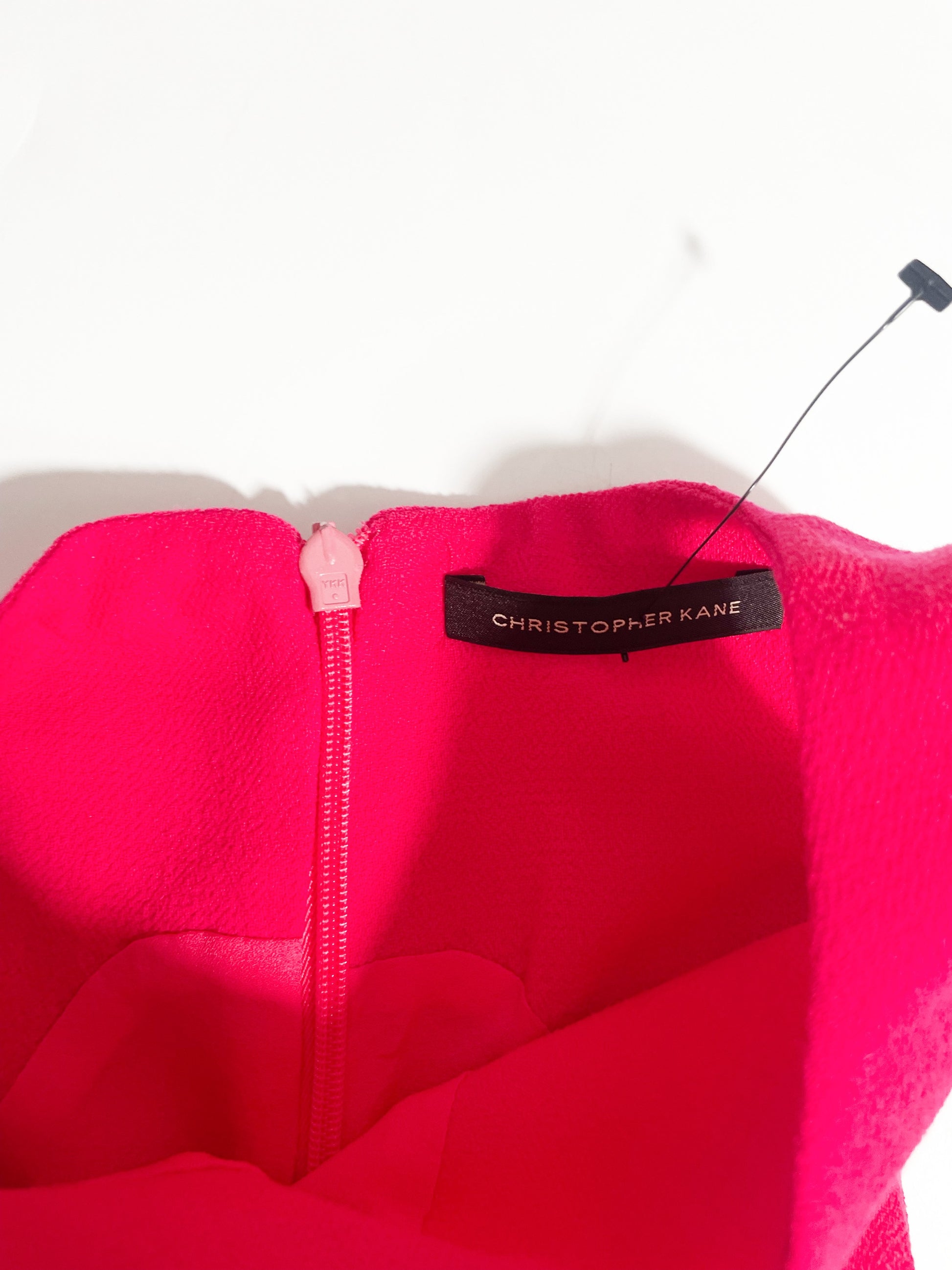 Christopher Kane Fuschia Pink Pleat Dress  UK 8 image 3