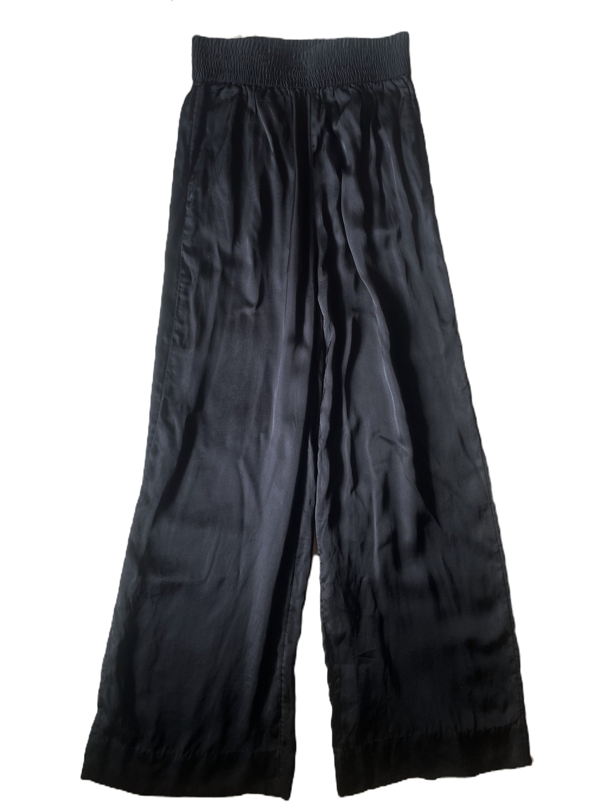 & Other Stories Wide Leg Satin Trousers UK  6 image 0