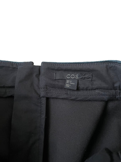 COS Blue Velvet Skirt UK 6 image 2