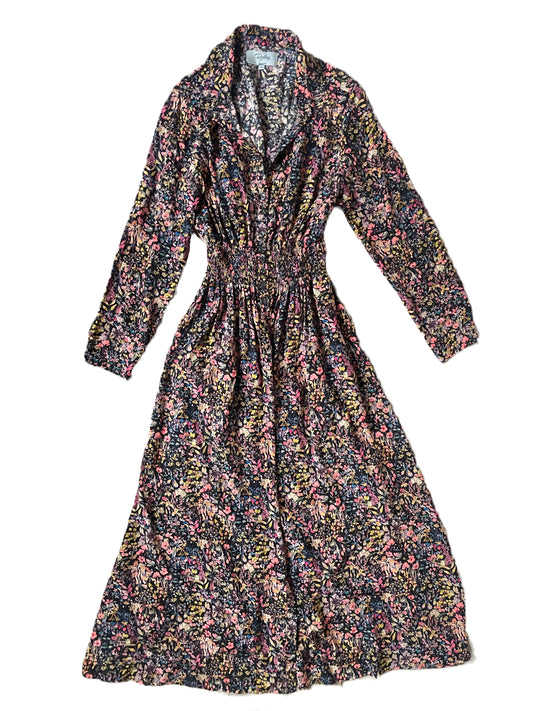 Ridley Silk Floral Midi Dress UK 14 image 0
