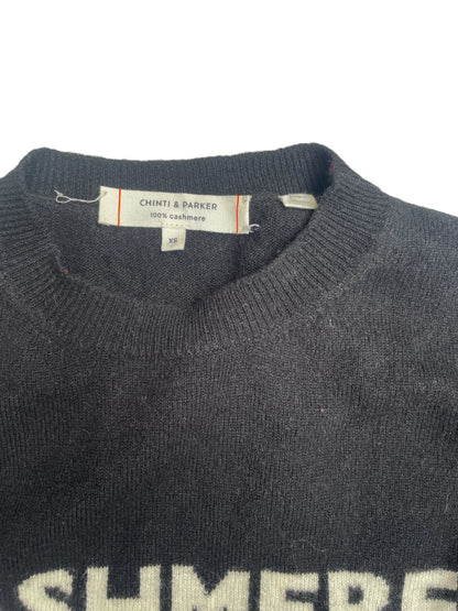Chinti & Parker Black Cashmere Jumper XS image 2
