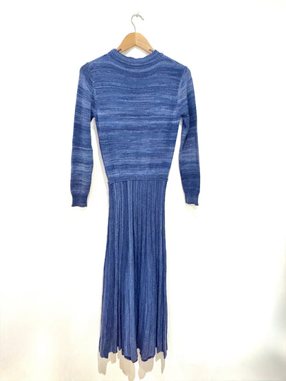 New With Tags Sessun Blue Knit Dress S