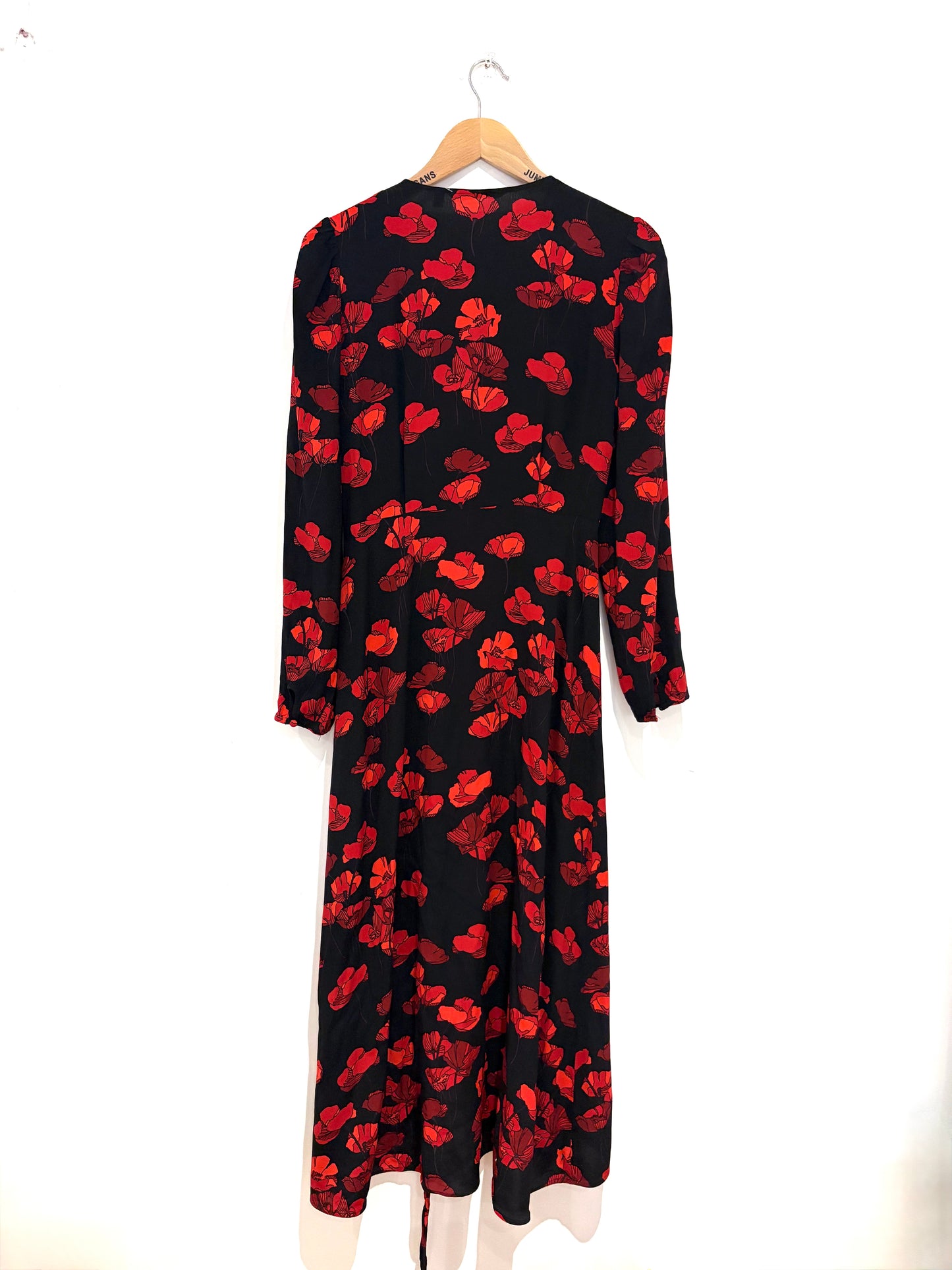 & Other Stories Floral Print Wrap Dress UK 8