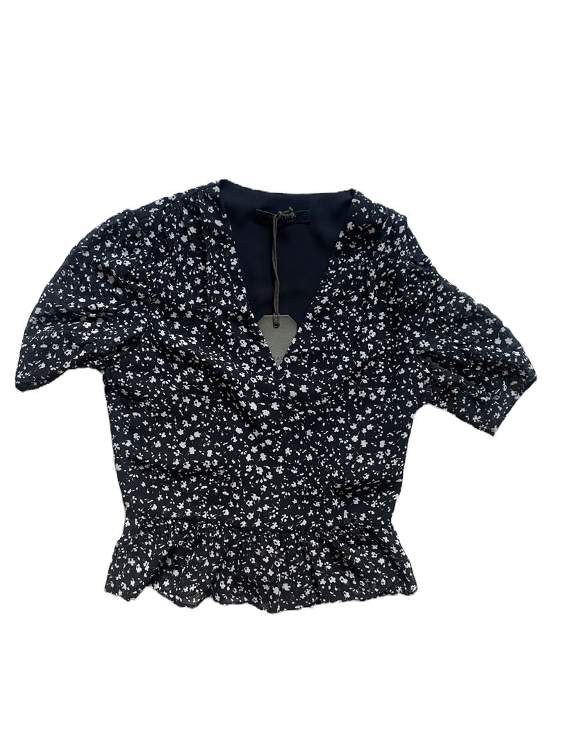 All Saints Floral Wrap Blouse XXS image 0