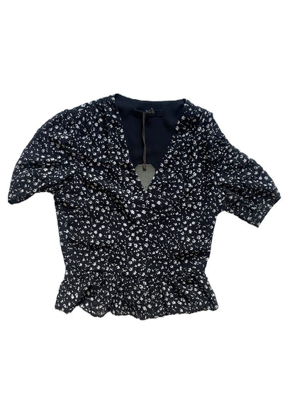 All Saints Floral Wrap Blouse XXS image 0